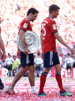 Fussball 1. Bundesliga Saison 17/18: Meister FC Bayern Muenchen
