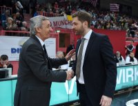 Basketball 1. Bundesliga 14/15 Hauptrunde:  Walter Tigers Tuebingen - FC Bayern Muenchen