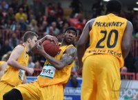 Basketball 1. Bundesliga 14/15 Hauptrunde: Walter Tigers Tuebingen - Alba Berlin