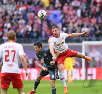 Fussball 1. Bundesliga Saison 18/19: RB Leipzig - FC Bayern Muenchen