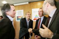 Gespraech der sportlichen Leitung der deutschen Fussball-Nationalmannschaft