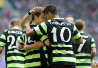 Fussball 1. Bundesliga  Saison 2011/2012 : VfB Stuttgart - 1. FSV Mainz