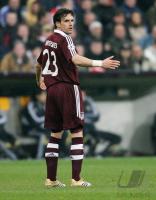 Fussball, Champions League: Bayern, HARGREAVES