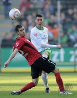 Fussball 1. Bundesliga  Saison 2010/2011:  SC Freiburg - SV Werder Bremen