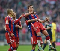Fussball 1. Bundesliga Saison 14/15: FC Bayern Muenchen - TSG 1899 Hoffenheim