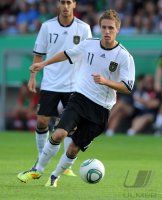 Fussball International  U 20 Laenderspiel:  Patrick Herrmann (Deutschland)