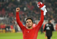 Fussball  1. Bundesliga  13/14: JUBEL Thiago Alcantara (FC Bayern Muenchen)