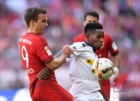 Fussball 1. Bundesliga  Saison 2015/2016: FC Bayern Muenchen - Borussia Moenchengladbach