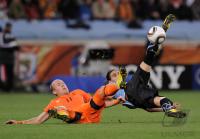 FUSSBALL WM 2010, HALBFINALE:  Uruguay - Niederlande