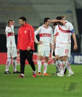 FUSSBALL  UEFA Europa League  10/11:  Enttaeuschung  VfB Stuttgart
