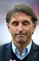 Fussball, 1. Bundesliga  Saison 2014/2015 Relegation: Karlsruher SC - Hamburger SV