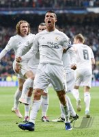 Fussball CHL 15/16 Viertelfinale: JUBEL Cristiano Ronaldo (Real Madrid)
