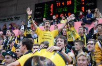 Basketball 1. Bundesliga 13/14:  Walter Tigers Tuebingen - Mitteldeutscher BC
