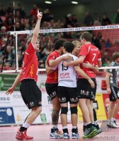 Volleyball  1. Bundesliga  14/15:  TV Rottenburg - Netzhoppers KW-Bestensee
