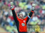 Fussball 1. Bundesliga Bayern-Rostock; Jubel Schober