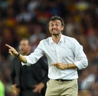 FUSSBALL International 2014/2015: Trainer Luis Enrique (Barca)