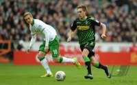 Fussball, 1. Bundesliga  Saison 2013/2014: SV Werder Bremen - Borussia Moenchengladbach