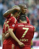 Fussball 1. Bundesliga, Saison 2011/2012:  FC Bayern Muenchen - VfB Stuttgart