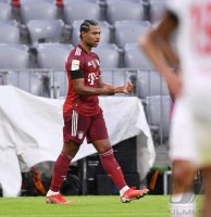 Fussball 1. Bundesliga Saison 21/22: FC Bayern Muenchen -  1. FC Koeln