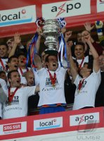 Fussball  International: Pokalfinale Schweiz 11/12; Sieger FC Basel; JUBEL