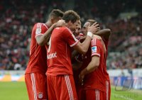 Fussball  1. Bundesliga  13/14: JUBEL FC Bayern Muenchen