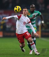 Fussball International:  Polen - Elfenbeinkueste