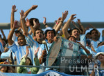FUSSBALL Weltmeisterschaft Argentinische Fans