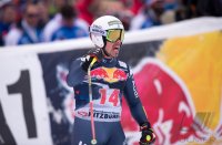 Ski Alpin Kitzbuehel 2016 Abfahrt; JUBEL Sieger Peter Fill (ITA)