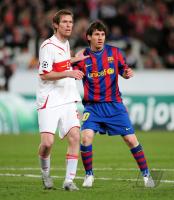 FUSSBALL  International CHL 09/10 : VfB Stuttgart -  FC Barcelona
