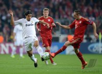 FUSSBALL INTERNATIONAL  CHL HALBFFINALE 11/12:  FC Bayern Muenchen - Olympic Marseille