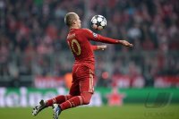 FUSSBALL INTERNATIONAL CHL VIERTELFINALE 12/13: Arjen Robben (FC Bayern Muenchen)