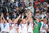 Fussball Frauen FIFA U 20  WM  2008   Finale   Korea DVR - USA