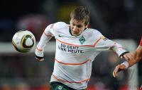 FUSSBALL, 1. BUNDESLIGA, 15. Spieltag: Bremen, JENSEN Einzelaktion