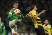Fussball, 1. Bundesliga  Saison 2014/2015: SV Werder Bremen - Borussia Dortmund