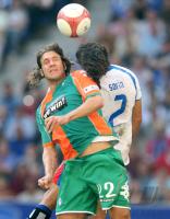 Fussball 1. Bundesliga: Hamburg - Bremen