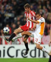 Fussball Champions League  Saison 2010/2011: FC Bayern  Muenchen  - AS Rom