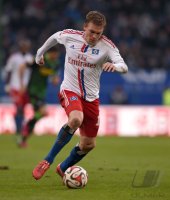 Fussball, 1. Bundesliga  Saison 2014/2015: Hamburger SV - Borussia Moenchengladbach