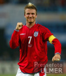 FUSSBALL Weltmeisterschaft Jubel David Beckham (ENG) Argentinien vs. England