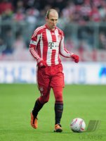 Fussball 1. Bundesliga  Saison 2010/2011: Arjen Robben (FC Bayern Muenchen)