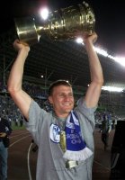 Fussball DFB  Pokalfinale in Berlin 2000/2001: FC Schalke 04 - Union Berlin