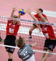 Volleyball  1. Bundesliga  14/15:  TV Rottenburg - Netzhoppers KW-Bestensee