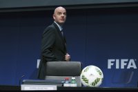 Fussball International Pressekonferenz FIFA Praesident Gianni Infantino (Schweiz)