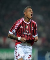 Fussball CHL  Saison 2011/2012:  EMOTION PUR! Kevin Prince Boateng (AC Mailand)