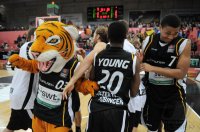 Basketball 1. Bundesliga  11/12:  Walter Tigers Tuebingen - ENBW Ludwigsburg