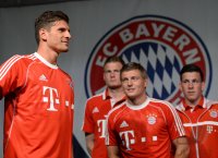 Fussball 1. Bundesliga 2013/2014: Mario Gomez (FC Bayern Muenchen)