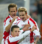 Fussball 1. Bundesliga: Koeln - Berlin, Jubel PODOLSKI n. 2:0