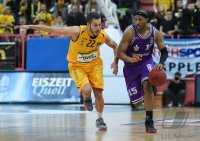 Basketball 1. Bundesliga 14/15 Hauptrunde:  Walter Tigers Tuebingen - BG Goettingen