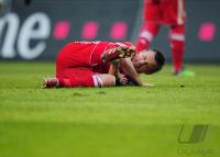 FUSSBALL, 1. BUNDESLIGA, 21. Spieltag: Bayern, OLIC verletzt