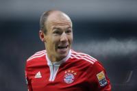 Fussball 1. Bundesliga  09/10  JUBEL ROBBEN (FC Bayerb Muenchen)