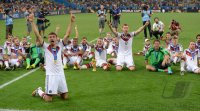 FUSSBALL WM 2014, FINALE: JUBEL Deutschland